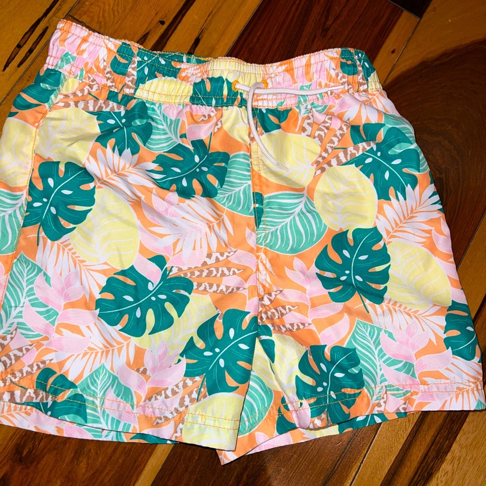 Boys Janie and jack swim shorts trunks size 7